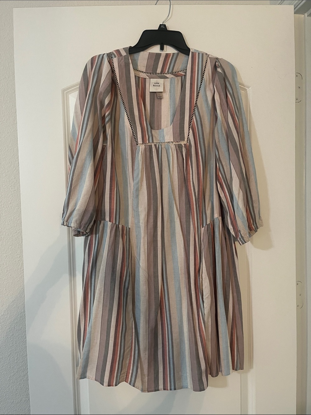 Sea New York Multicolor Striped Cotton Dress
